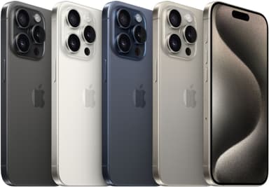 iPhone 15 Pro 5G älypuhelin 128 GB sinititaani