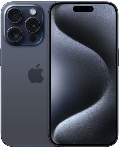 iPhone 15 Pro 5G älypuhelin 128 GB sinititaani