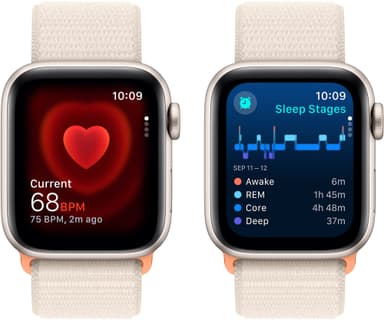 Apple Watch SE 2nd Gen 40mm LTE (tähtiv. alu./tähtiv. urheiluranneke)