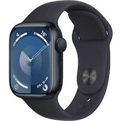 Apple Watch S9 41mm GPS (keskiyö alu./keskiyönsin. Sport Band) S/M