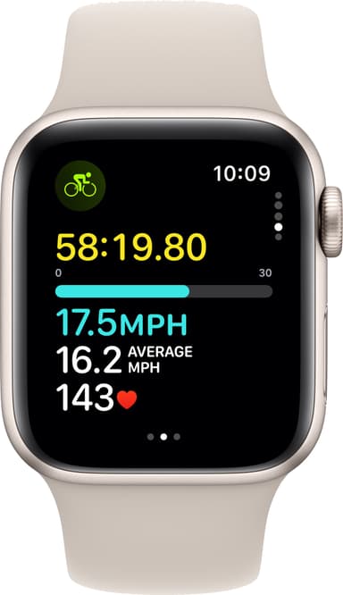 Apple Watch SE 2nd Gen 40mm LTE (tähtivalo/tähtiv. urheiluranneke M/L)