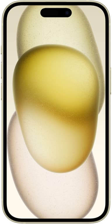 iPhone 15 – 5G älypuhelin 256 GB (keltainen)