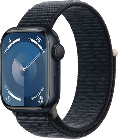 Apple Watch S9 41mm GPS (keskiyö alu./keskiyönsin. Sport Loop)