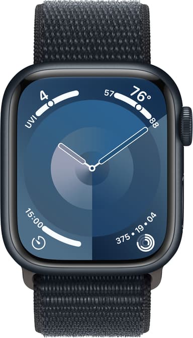 Apple Watch S9 41mm GPS (keskiyö alu./keskiyönsin. Sport Loop)