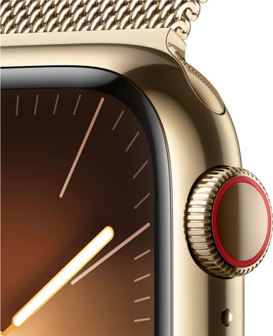 Apple Watch S9 41mm GPS+CEL (kulta ruostumaton/kulta Milanese Loop)