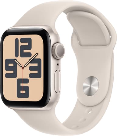 Apple Watch SE 2nd Gen 40mm GPS (tähtivalo/tähtiv. urheiluranneke M/L)