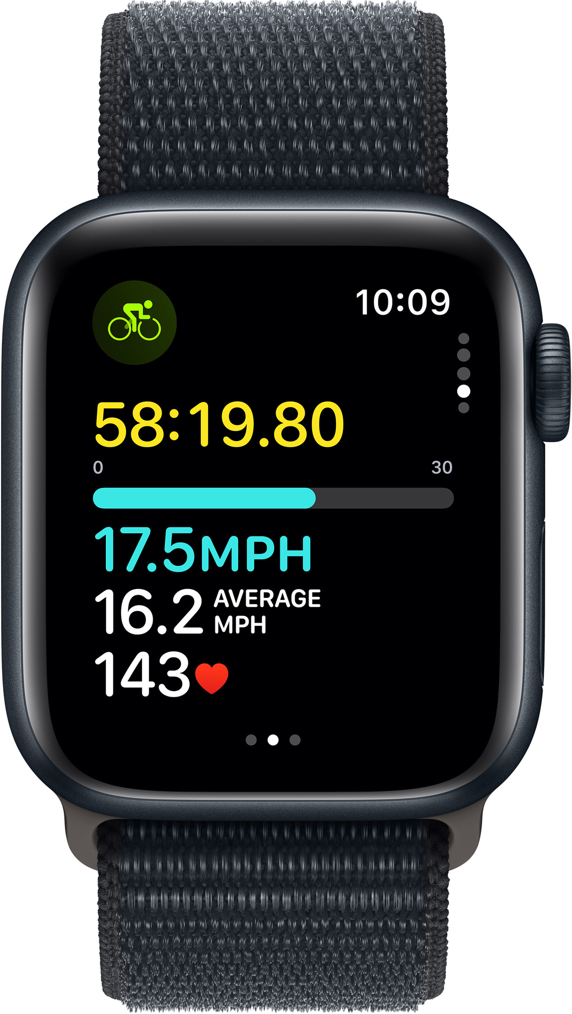 Apple Watch SE 2nd Gen 40mm GPS (keskiyö alu./keskiyö urheiluranneke)