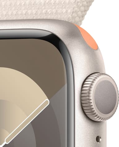 Apple Watch S9 41mm GPS (tähtivalkea alu./tähtivalkea Sport Loop)