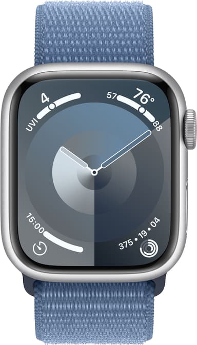 Apple Watch S9 41mm GPS+CEL (hopea alu./talvensininen Sport Loop)