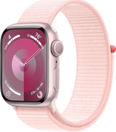 Apple Watch S9 41mm GPS (pinkki alumiini/vaaleanpunainen Sport Loop)