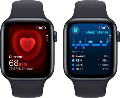 Apple Watch SE 2nd Gen 44mm LTE (keskiyö alu./kes. urheiluranneke M/L)