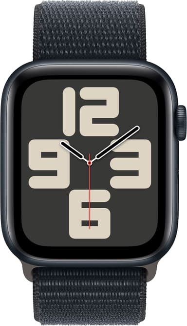 Apple Watch SE 2nd Gen 44mm LTE (keskiyö alu./keskiyö urheiluranneke)