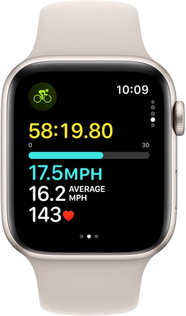 Apple Watch SE 2nd Gen 44mm LTE (tähtivalo/tähtiv. urheiluranneke S/M)