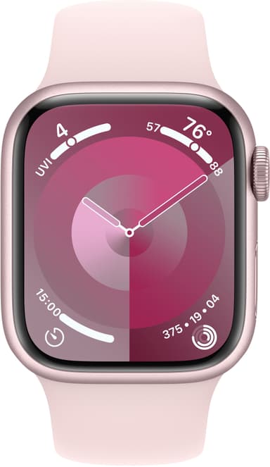 Apple Watch S9 45mm GPS+CEL (pinkki alum./vaaleanpun. Sport Loop)) M/L