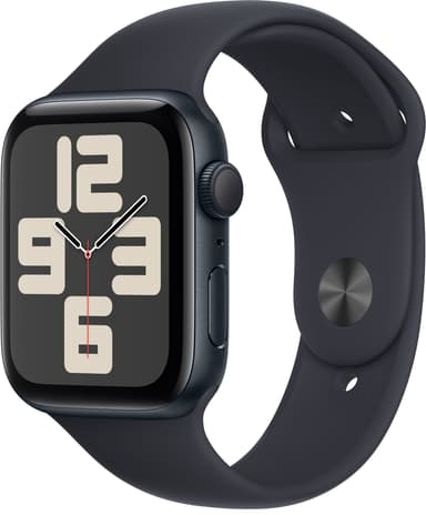 Apple Watch SE 2nd Gen 44mm GPS (keskiyö alu./kes. urheiluranneke S/M)