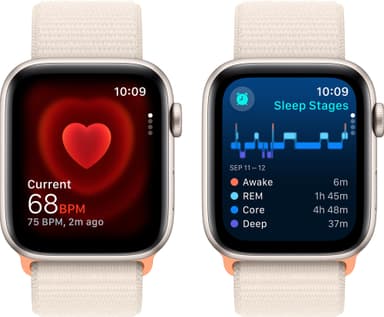 Apple Watch SE 2nd Gen 44mm LTE (tähtiv. alu./tähtiv. urheiluranneke)