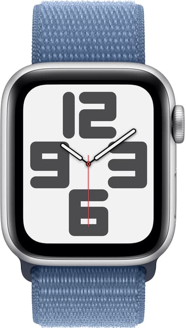 Apple Watch SE 2nd Gen 40mm GPS (hopea alu./talvensin. urheiluranneke)