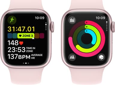 Apple Watch S9 45mm GPS+CEL (pinkki alum./vaaleanpun. Sport Loop) S/M
