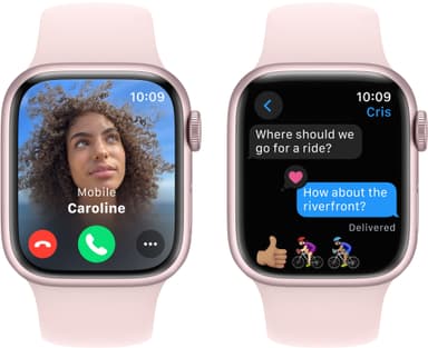 Apple Watch S9 45mm GPS+CEL (pinkki alum./vaaleanpun. Sport Loop)) M/L