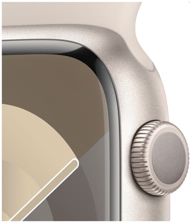Apple Watch S9 45mm GPS (tähtivalkea alu./tähtivalkea Sport Band) S/M