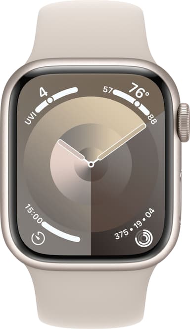 Apple Watch S9 41mm GPS+CEL (tähtivalkea alu./tähtiv. Sport Band) M/L