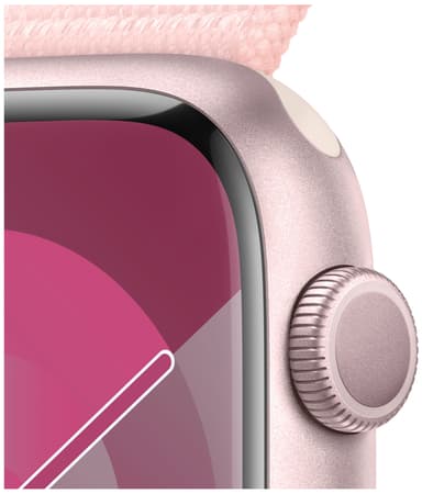 Apple Watch S9 45mm GPS (pinkki alumiini/vaaleanpunainen Sport Loop)