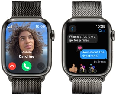 Apple Watch S9 45mm GPS+CEL (grafiitti ruostumaton/grafiitti Milanese)