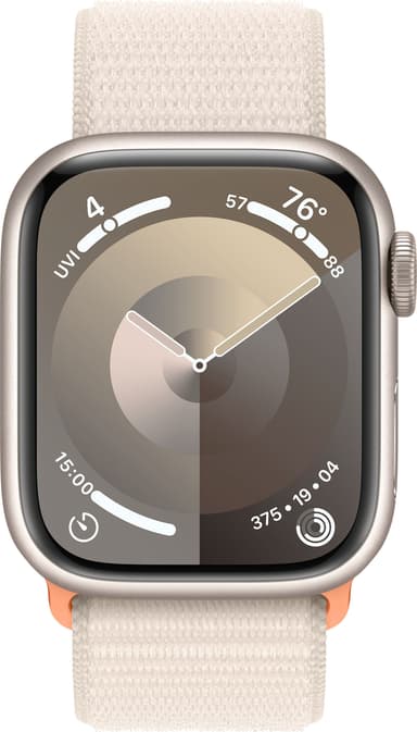 Apple Watch S9 41mm GPS+CEL (tähtivalkea alu./tähtivalkea Sport Loop)