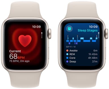Apple Watch SE 2nd Gen 40mm GPS (tähtivalo/tähtiv. urheiluranneke M/L)