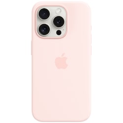 iPhone 15 Pro Silicone MagSafe suojakuori (vaaleanpunainen)