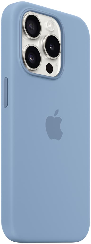 iPhone 15 Pro Silicone MagSafe suojakuori (talvensininen)