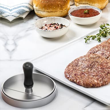 Hampurilaispuristin Burger Press 11.5 cm (harmaa)