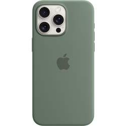 iPhone 15 Pro Max Silicone MagSafe suojakuori (sypressinvihreä)