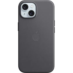 iPhone 15 FineWoven MagSafe suojakuori (musta)