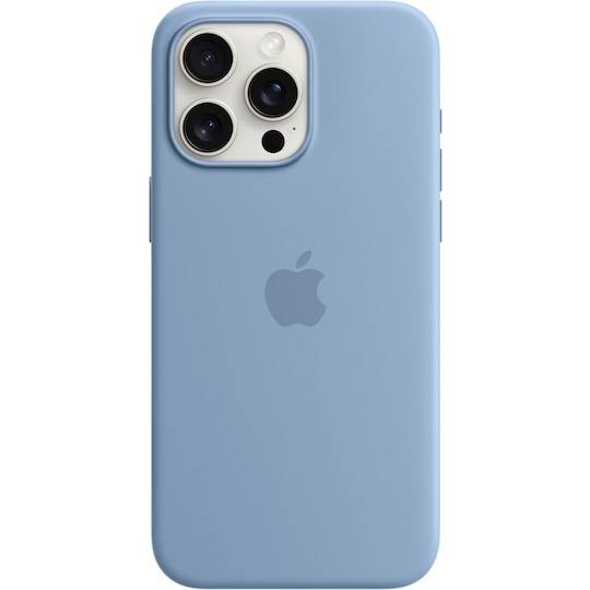 iPhone 15 Pro Max Silicone MagSafe suojakuori (talvensininen)