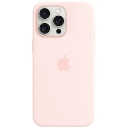 iPhone 15 Pro Max Silicone MagSafe suojakuori (vaaleanpunainen)