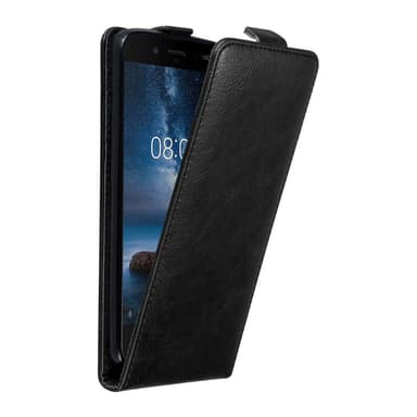 Nokia 8 2017 Suojakuori Lompakkokotelo (Musta)
