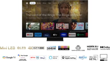 TCL 65" MQLED80 4K MINI-LED älytelevisio (2023)