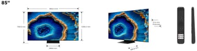 TCL 85" MQLED80 4K MINI-LED älytelevisio (2023)