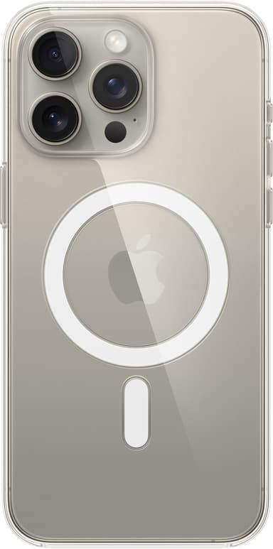 iPhone 15 Pro Max MagSafe suojakuori (kirkas)