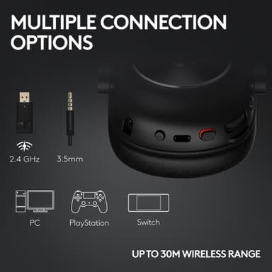Logitech G Pro X 2 Lightspeed langattomat pelikuulokkeet (pinkki)