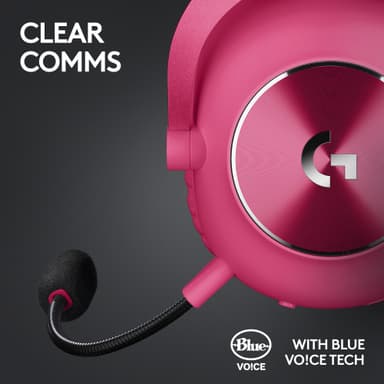 Logitech G Pro X 2 Lightspeed langattomat pelikuulokkeet (pinkki)