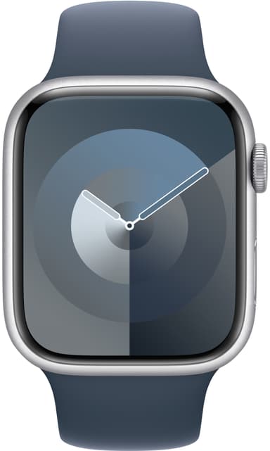 Apple 45 mm urheiluranneke - S/M (myrskynsininen)