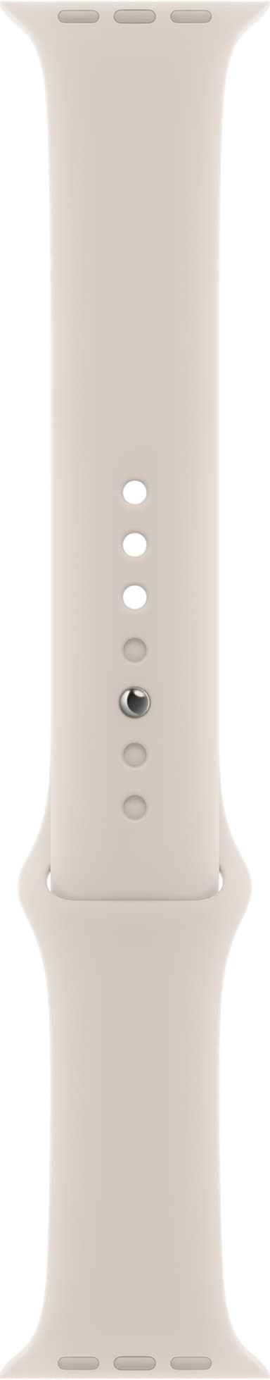 Apple 45 mm urheiluranneke - M/L (tähtivalkea)