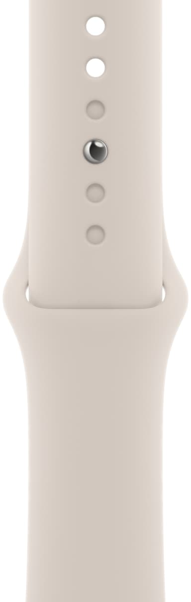 Apple 45 mm urheiluranneke - M/L (tähtivalkea)