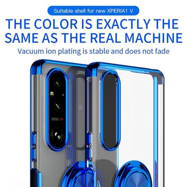 Sony Xperia 1 V TPU -puhelinkotelolle rengastuki