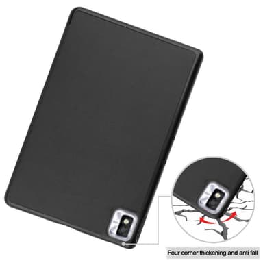 tand Slim Fit -suojakotelo TCL TAB 10s (10.1"") lepo-/herätys - musta