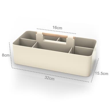 Kosmetiikkalaukku Meikkilaukku Toalettilaukku (khaki)