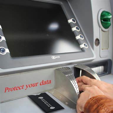 10x RFID-estoa suojaavat luottokortit (musta)
