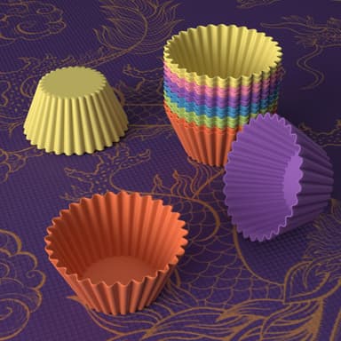 12x Muffinsimuotti silikoni Cupcake muotit